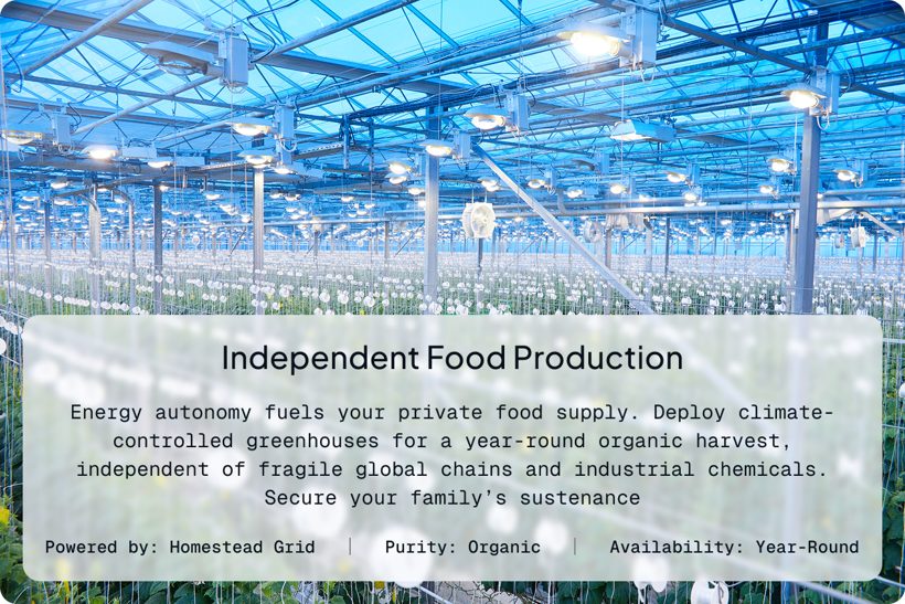 Independent Food Production